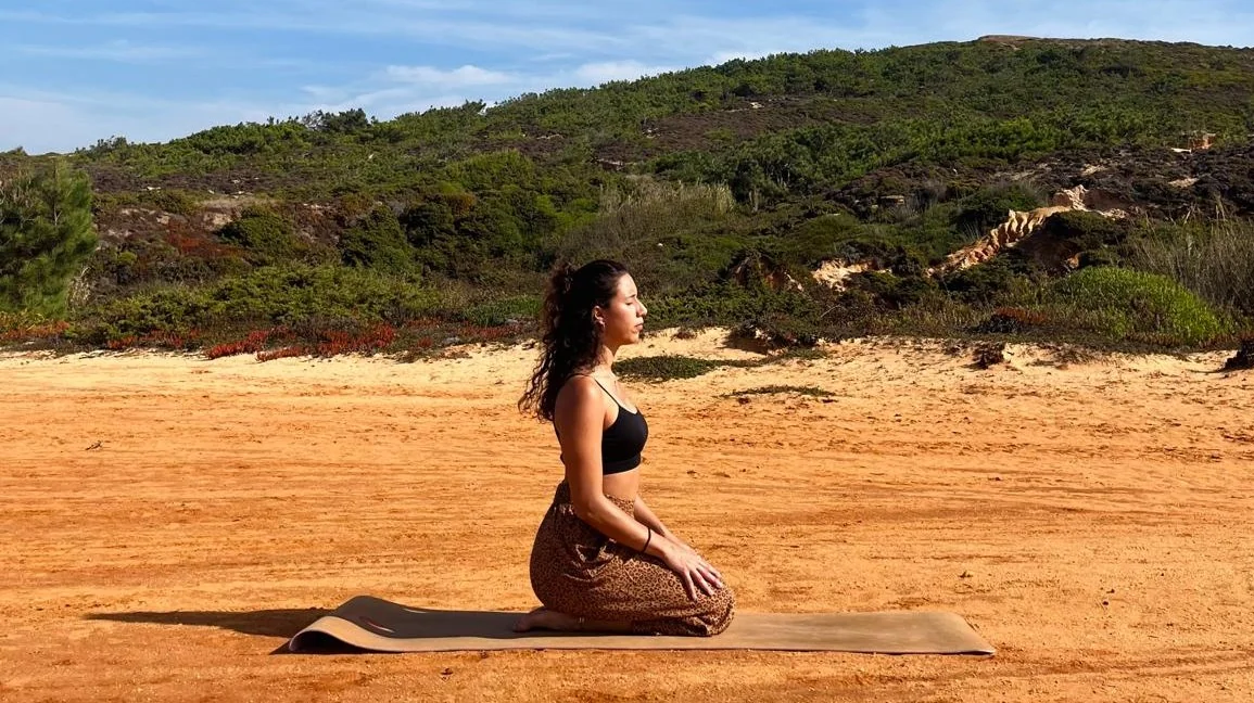 Private one-on-one yoga session with Catarina Gouveia Lopes in Mafra, Portugal